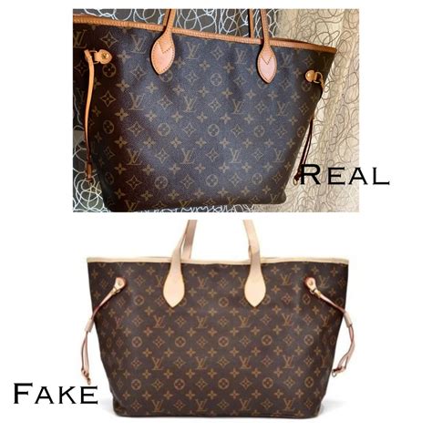 real vs fake louis vuitton bags|faux louis vuitton neverfull bag.